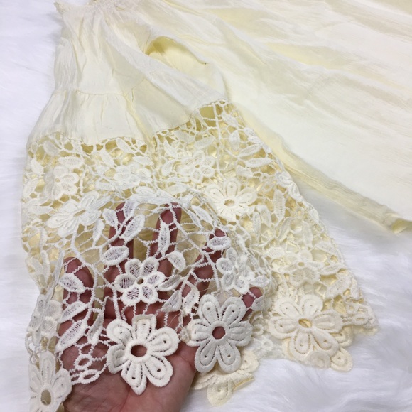 Off The Shoulder Lace Sleeves Long Sleeve Top - Picture 5 of 6